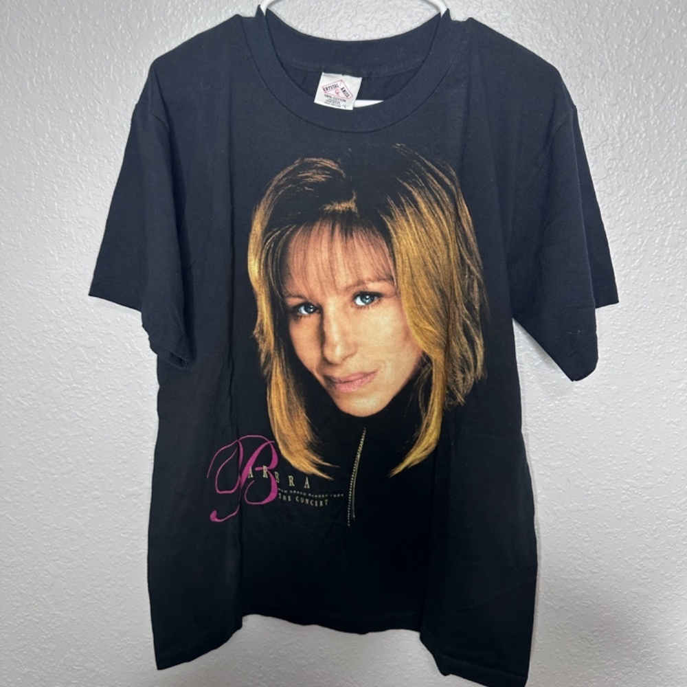 Vintage‎ Barbara Streisand  The Concert at MGM Grand n 1994 T-Shirt
